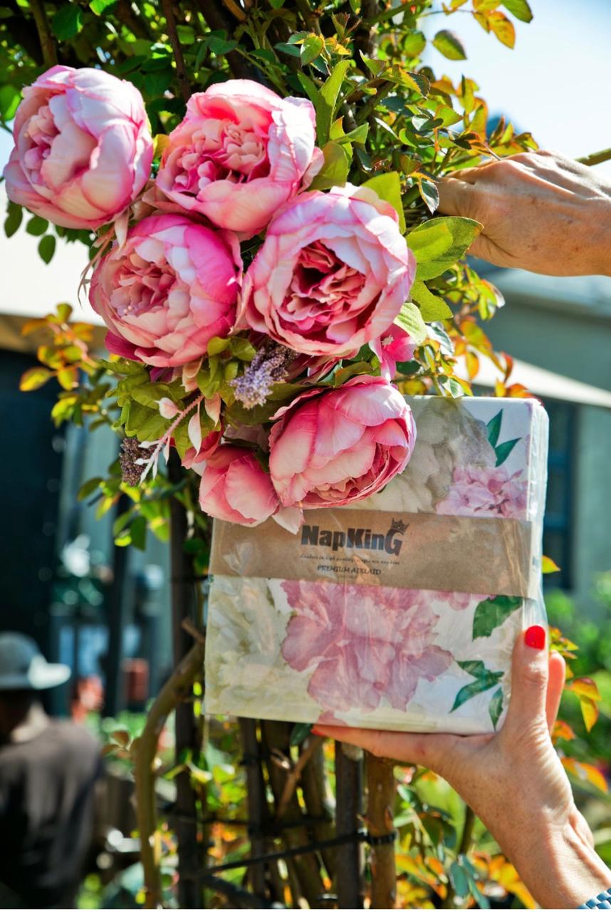 NapKinG premium airlaid napkins in assorted prints